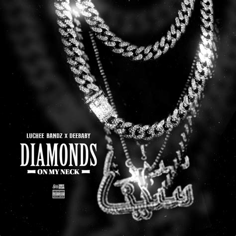 diamonds dancing on my neck.